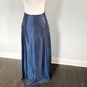 Express Navy Blue Long Dress Skirt 11 / 12 L